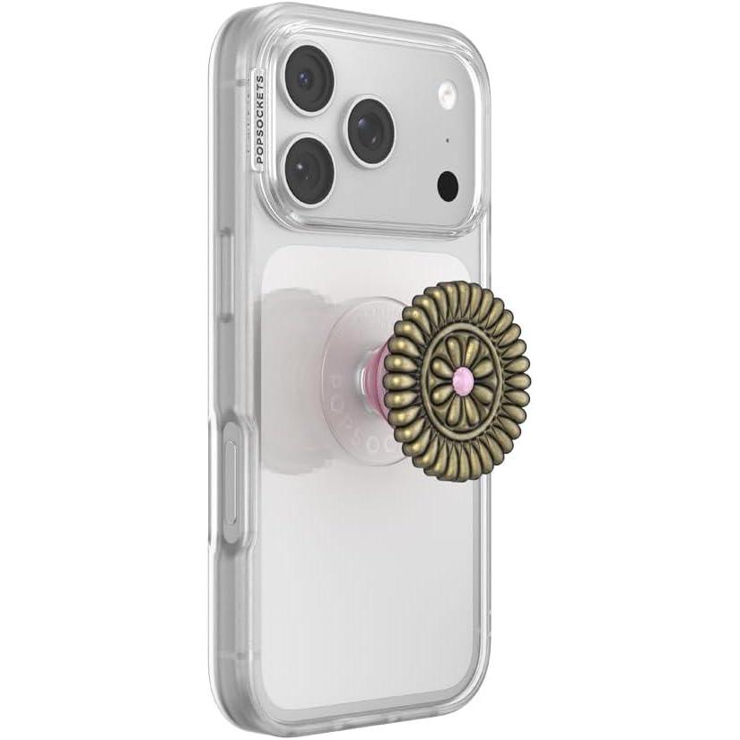 imagePopSockets Adhesive Phone Grip Holder Phone Stand Enamel  Enamel Stamped BlackEnamel Stamped Pink Adhesive