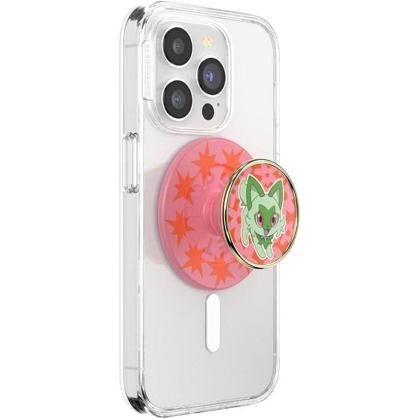 imagePopSockets Adhesive Phone Grip Holder Phone Stand Pokemon Mew WhimsySprigatito Stretch