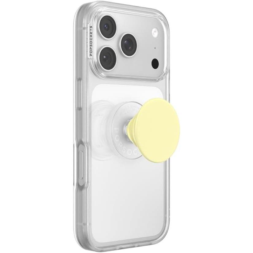 imagePopSockets Adhesive Phone Grip Holder Phone Stand Yellow Butter Yellow