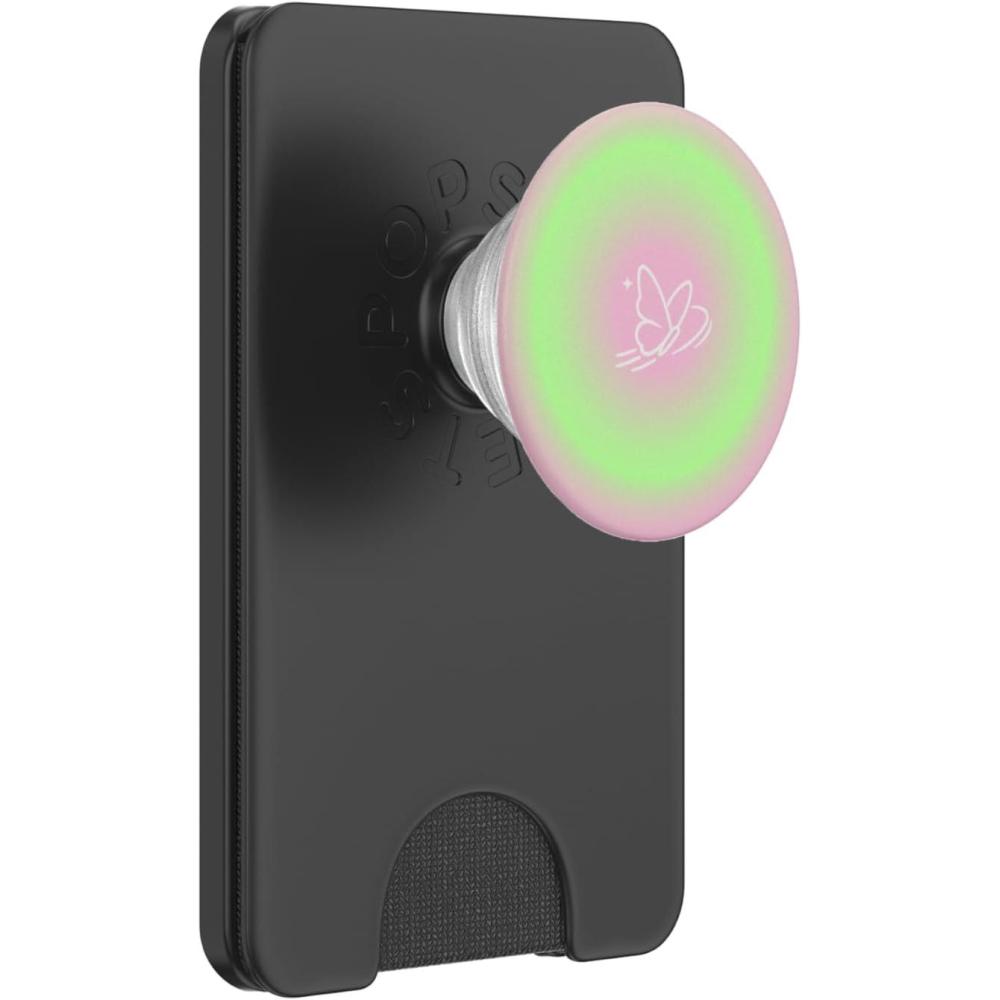 imagePopSockets Phone Grip Aura Butterfly PopSockets PopGrip for MagSafeMagnetic PopWallet