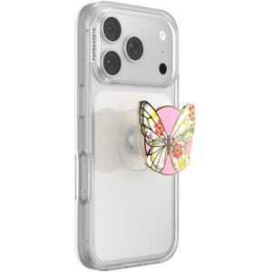 PopSockets Adhesive Phone Grip, Holder, Phone Stand, Enamel – Enamel Mariposa Bloom(Mariposa Bloom Adhesive)