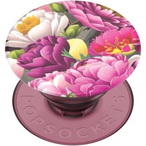 PopSockets Adhesive Phone Grip, Holder, Phone Stand, Enamel – Enamel Mariposa Bloom(Peony Bloom)