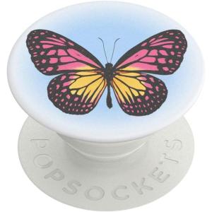 PopSockets Adhesive Phone Grip, Holder, Phone Stand, Enamel – Enamel Mariposa Bloom(Wings of Desire)
