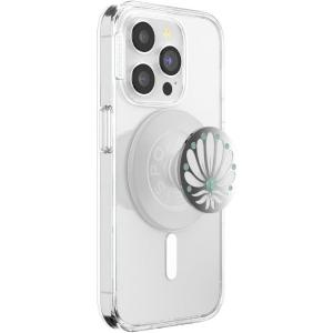 PopSockets Adhesive Phone Grip, Holder, Phone Stand, Enamel – Enamel Stamped Black(Desert Gem Bloom)