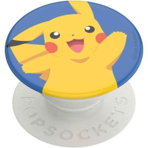 PopSockets Adhesive Phone Grip, Holder, Phone Stand, Pokemon – Mew Whimsy(Pikachu Knocked)