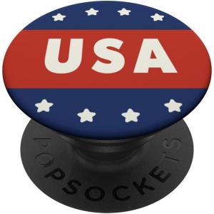 PopSockets Phone Grip – USA Badge PopSockets PopGrip for MagSafe(Adhesive PopGrip)