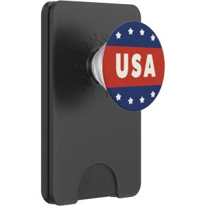PopSockets Phone Grip – USA Badge PopSockets PopGrip for MagSafe(Magnetic PopWallet)
