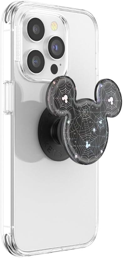 imagePopSockets Phone Grip with Expanding Kickstand Adhesive Grip Disney Classics 80s MickeyCobweb