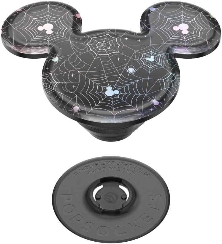 imagePopSockets Phone Grip with Expanding Kickstand Adhesive Grip Disney Classics 80s MickeyCobweb