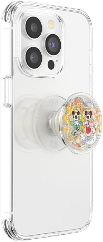 imagePopSockets Phone Grip with Expanding Kickstand Adhesive Grip Disney Classics 80s MickeyDragon