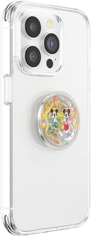 imagePopSockets Phone Grip with Expanding Kickstand Adhesive Grip Disney Classics 80s MickeyDragon