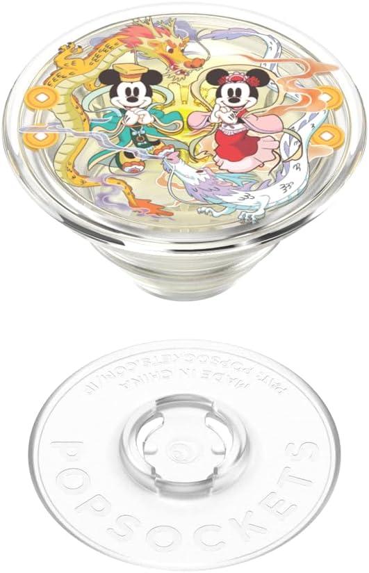 imagePopSockets Phone Grip with Expanding Kickstand Adhesive Grip Disney Classics 80s MickeyDragon