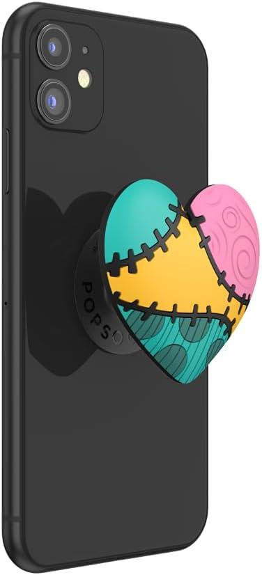 imagePopSockets Phone Grip with Expanding Kickstand Adhesive Grip Disney Classics 80s MickeySallys Heart