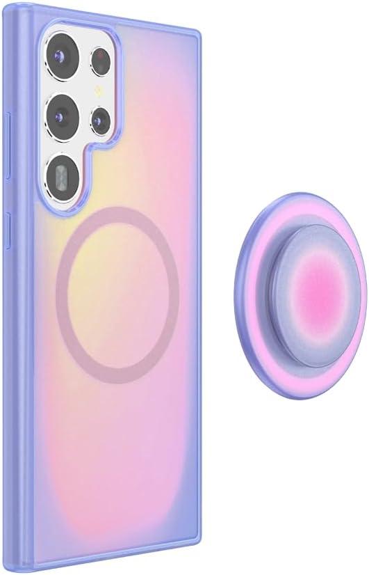 imagePopSockets Samsung Galaxy S26 Phone Case Compatible with MagSafe Purple AuraAura