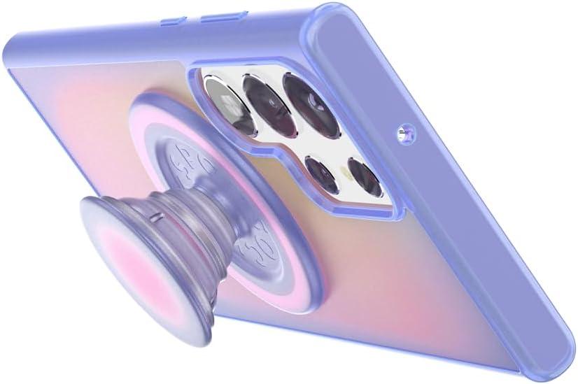 imagePopSockets Samsung Galaxy S26 Phone Case Compatible with MagSafe Purple AuraAura