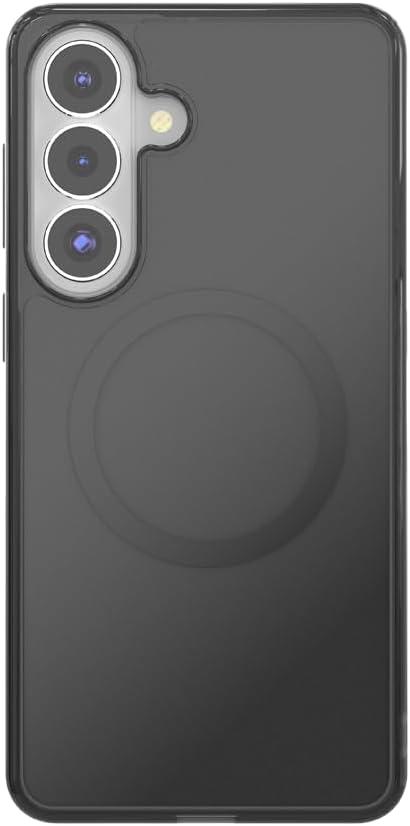 imagePopSockets Samsung Galaxy S26 Phone Case Compatible with MagSafe Purple AuraBlack Transluscent