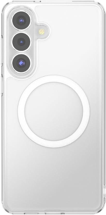 imagePopSockets Samsung Galaxy S26 Phone Case Compatible with MagSafe Purple AuraClear
