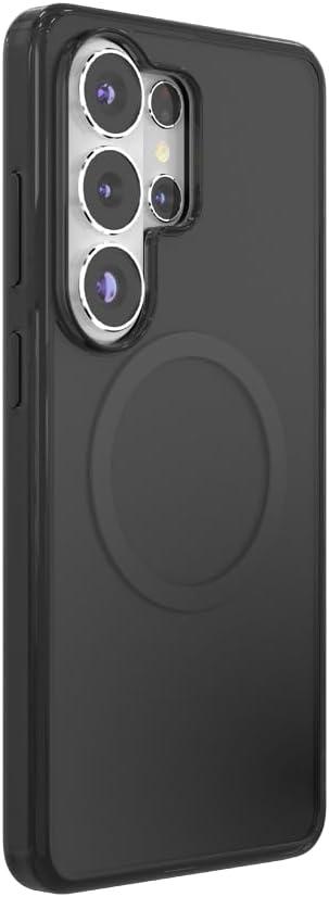 imagePopSockets Samsung Galaxy S26 Ultra Phone Case Compatible with MagSafe Black Transluscent Black