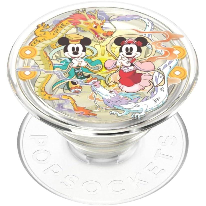 imagePopSockets Phone Grip with Expanding Kickstand Adhesive Grip Disney Classics 80s MickeyDragon