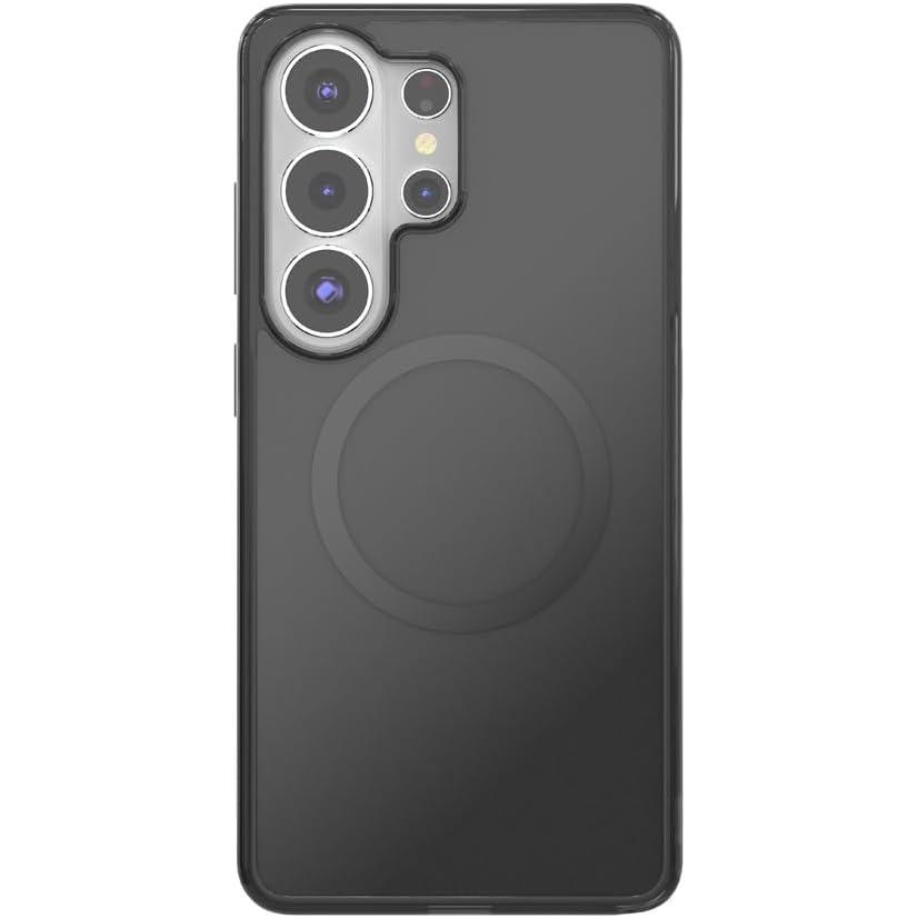 imagePopSockets Samsung Galaxy S26 Ultra Phone Case Compatible with MagSafe Black Transluscent Black