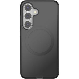 PopSockets Samsung Galaxy S26+ Phone Case Compatible with MagSafe, Purple – Aura(Black Transluscent)