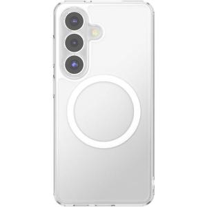 PopSockets Samsung Galaxy S26+ Phone Case Compatible with MagSafe, Purple – Aura(Clear)