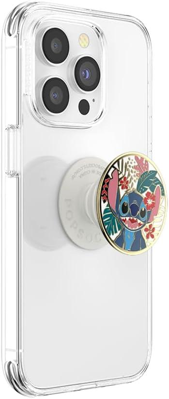 imagePopSockets Adhesive Phone Grip Holder Phone Stand Disney Aloha StitchEnamel Stitch