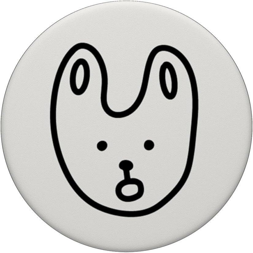 imagePopSockets Dog Phone Grip Cartoon Doggy PopSockets PopGrip for MagSafeAdhesive PopGrip