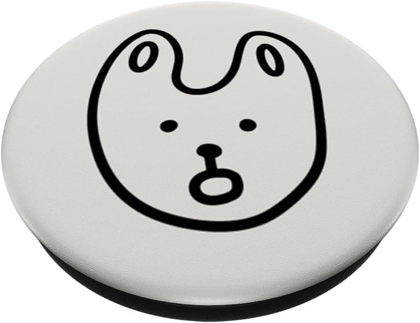imagePopSockets Dog Phone Grip Cartoon Doggy PopSockets PopGrip for MagSafeAdhesive PopGrip