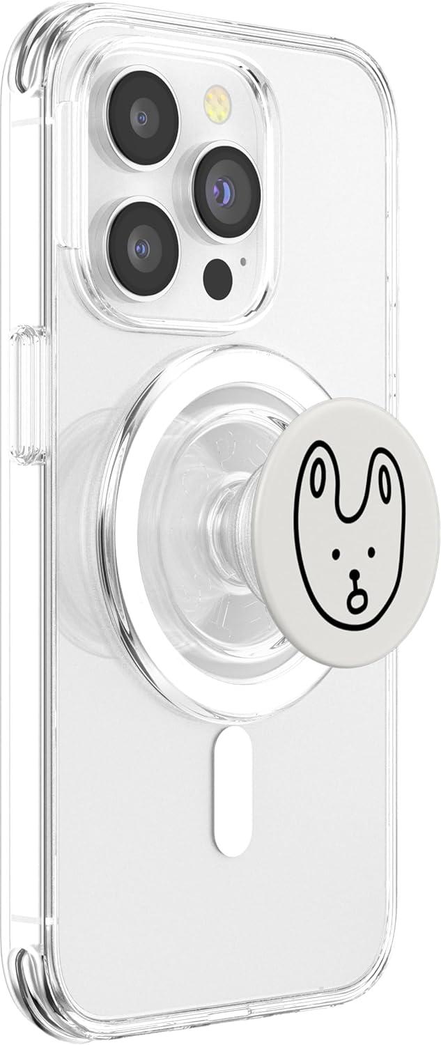 imagePopSockets Dog Phone Grip Cartoon Doggy PopSockets PopGrip for MagSafeMagnetic PopGrip