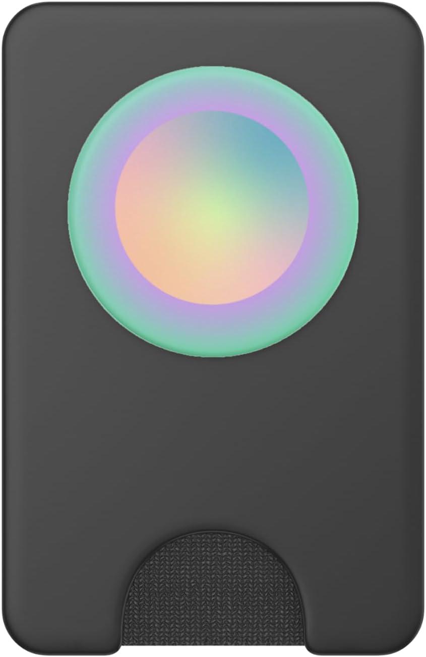 imagePopSockets Phone Grip Green Aura PopSockets PopGrip for MagSafeMagnetic PopWallet