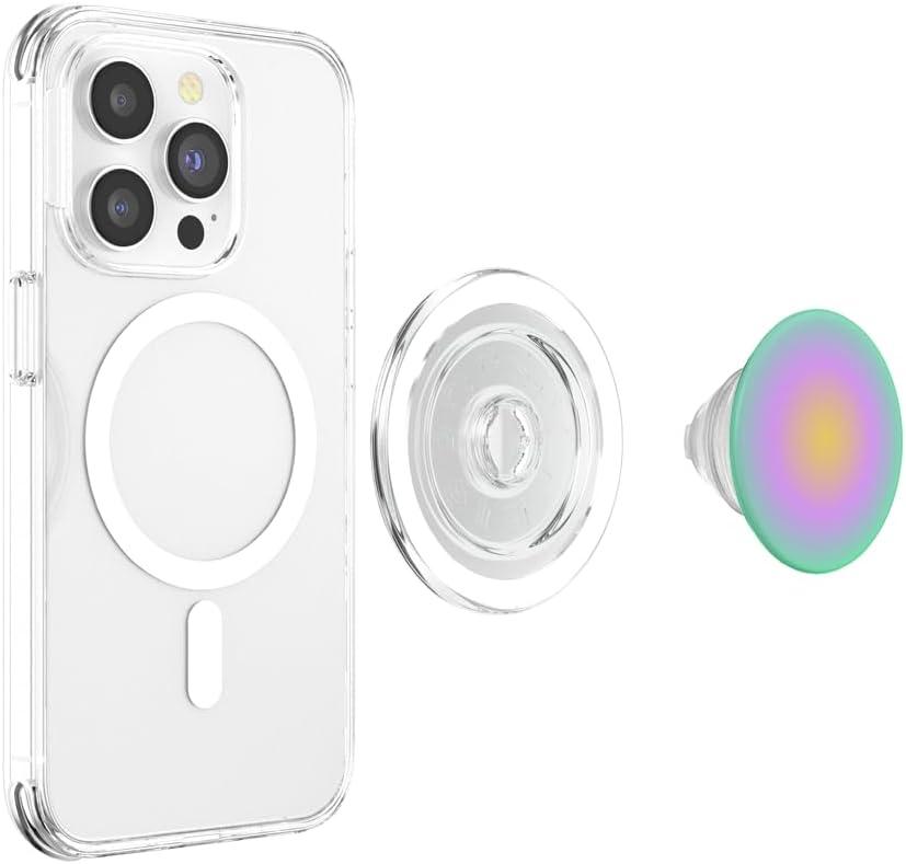 imagePopSockets Phone Grip Vibrant Aura PopSockets PopGrip for MagSafeMagnetic PopGrip