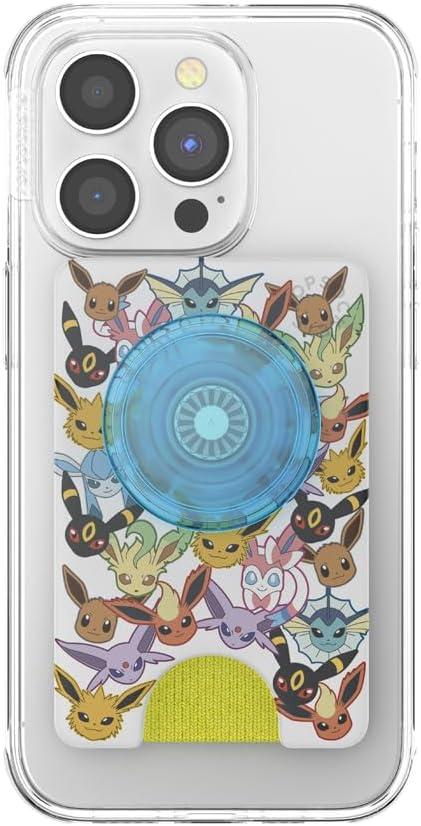 imagePopSockets Phone Wallet for MagSafe Phone Card Holder with Grip Pokemon Gengar Dream EaterEevee Evolution