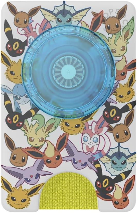 imagePopSockets Phone Wallet for MagSafe Phone Card Holder with Grip Pokemon Gengar Dream EaterEevee Evolution