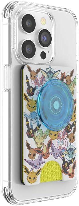 imagePopSockets Phone Wallet for MagSafe Phone Card Holder with Grip Pokemon Gengar Dream EaterEevee Evolution