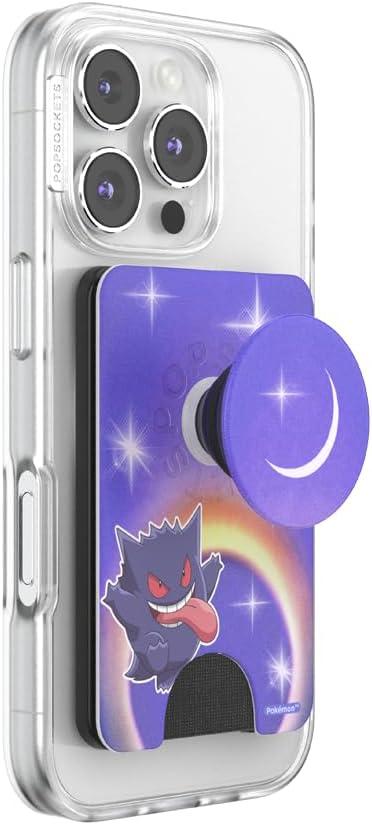 imagePopSockets Phone Wallet for MagSafe Phone Card Holder with Grip Pokemon Gengar Dream EaterGengar Dream Eater