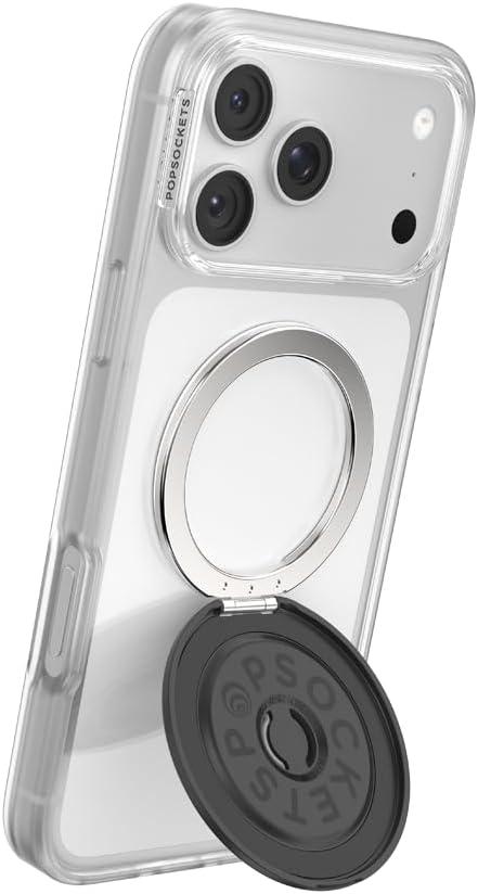 imagePopSockets Round Magnetic Base Only Compatible with PopSockets Tops KickOut BlackBlack