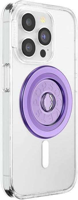 imagePopSockets Round Magnetic Base Only Compatible with PopSockets Tops KickOut BlackDusty Lavendar