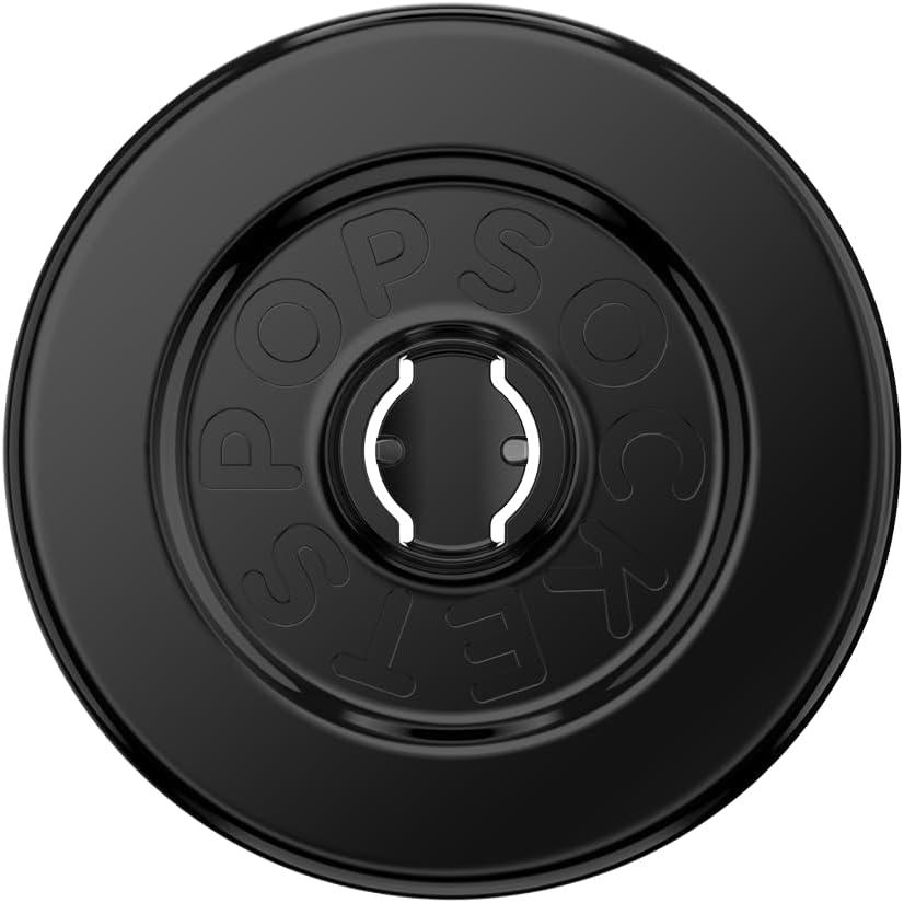 imagePopSockets Round Magnetic Base Only Compatible with PopSockets Tops KickOut BlackGlossy Black