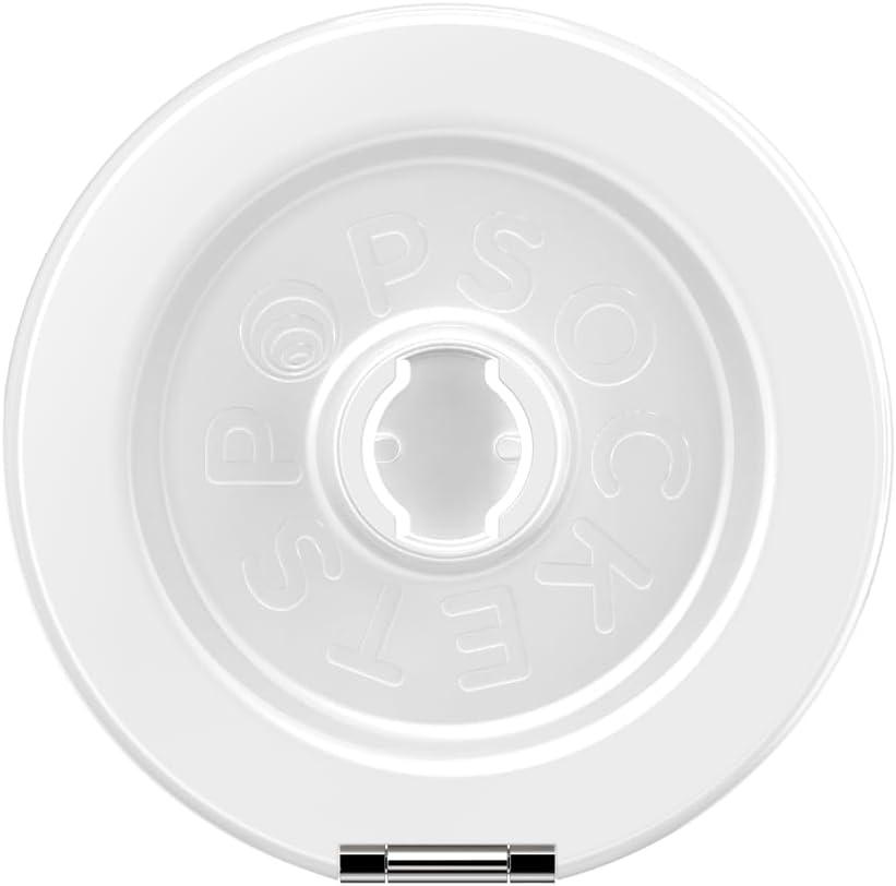 imagePopSockets Round Magnetic Base Only Compatible with PopSockets Tops KickOut BlackGlossy White