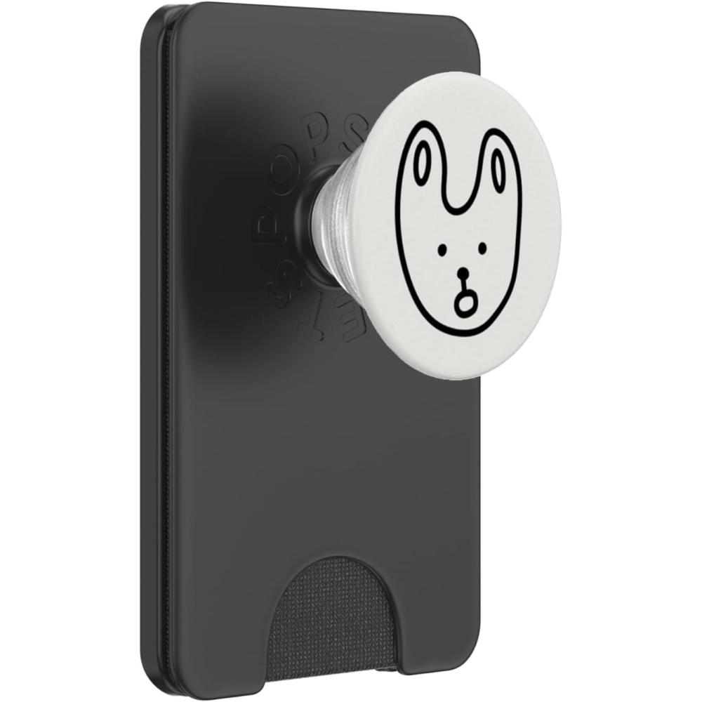 imagePopSockets Dog Phone Grip Cartoon Doggy PopSockets PopGrip for MagSafeMagnetic PopWallet