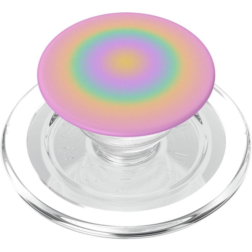 imagePopSockets Phone Grip  Rainbow Aura PopSockets PopGrip for MagSafeMagnetic PopGrip