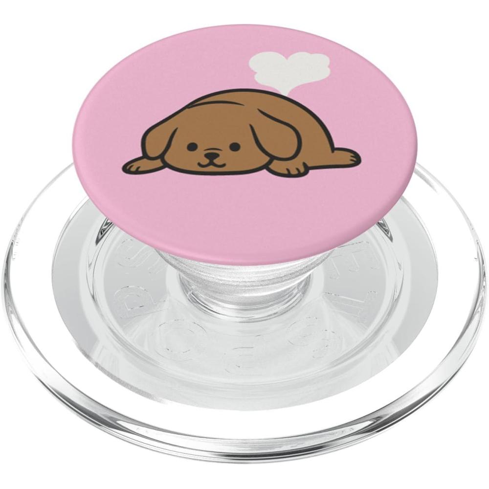 imagePopSockets Phone Grip Dog Sleeper Pupper PopSockets PopGrip for MagSafeMagnetic PopGrip
