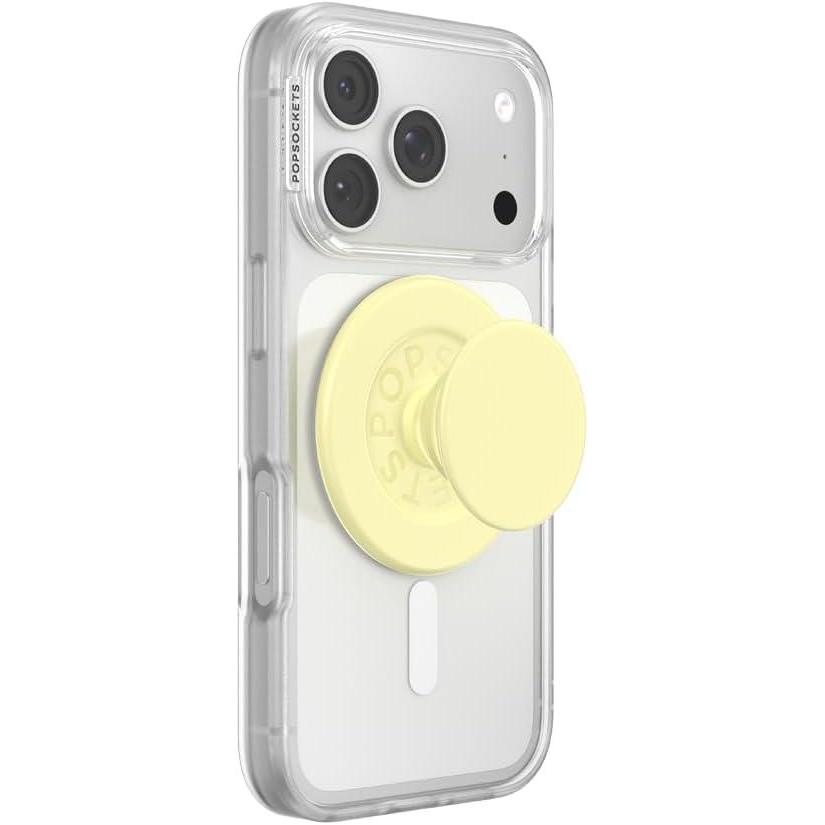 imagePopSockets Phone Grip for MagSafe Magnetic Holder Phone Stand Yellow Butter Yellow