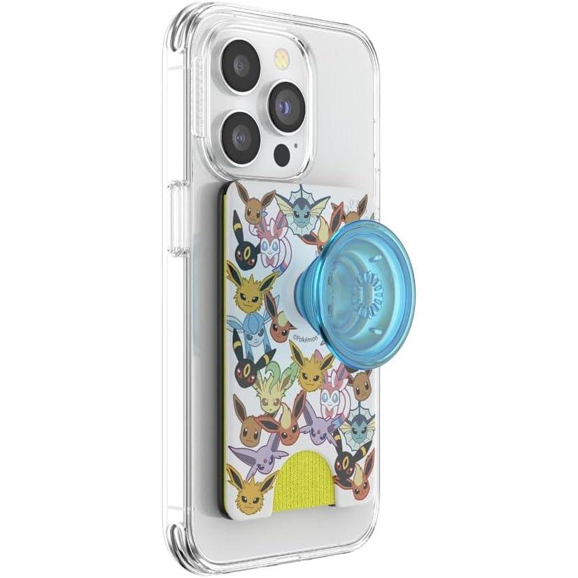 imagePopSockets Phone Wallet for MagSafe Phone Card Holder with Grip Pokemon Gengar Dream EaterEevee Evolution