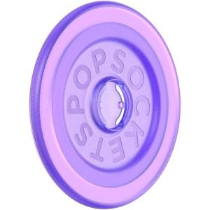 PopSockets Round Magnetic Base Only, Compatible with PopSockets Tops, Kick-Out – Black(Dusty Lavendar)