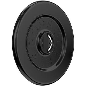 PopSockets Round Magnetic Base Only, Compatible with PopSockets Tops, Kick-Out – Black(Glossy Black)