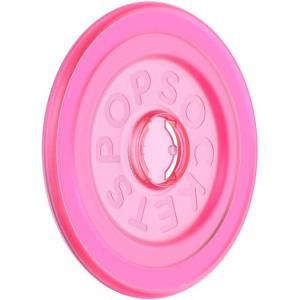 PopSockets Round Magnetic Base Only, Compatible with PopSockets Tops, Kick-Out – Black(Pink)