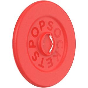 PopSockets Round Magnetic Base Only, Compatible with PopSockets Tops, Kick-Out – Black(Rosso Red)