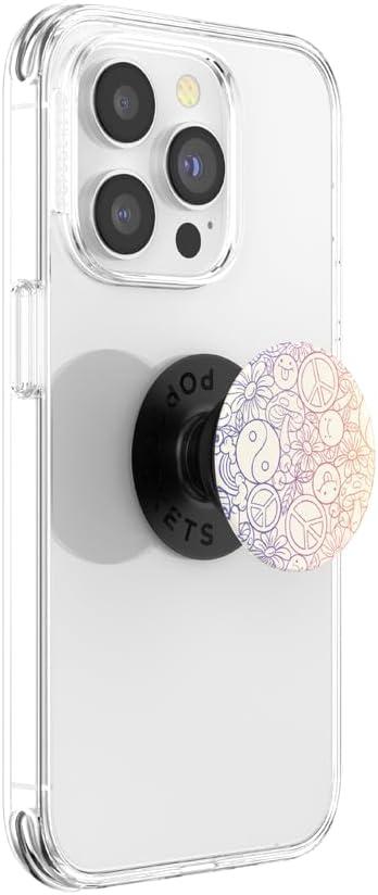 imagePopSockets Adhesive Phone Grip Holder Phone Stand PlantBased Night AuraPeace Love